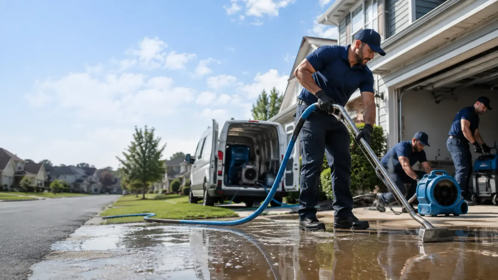 Flood Damage Restoration in White Cloud, MI